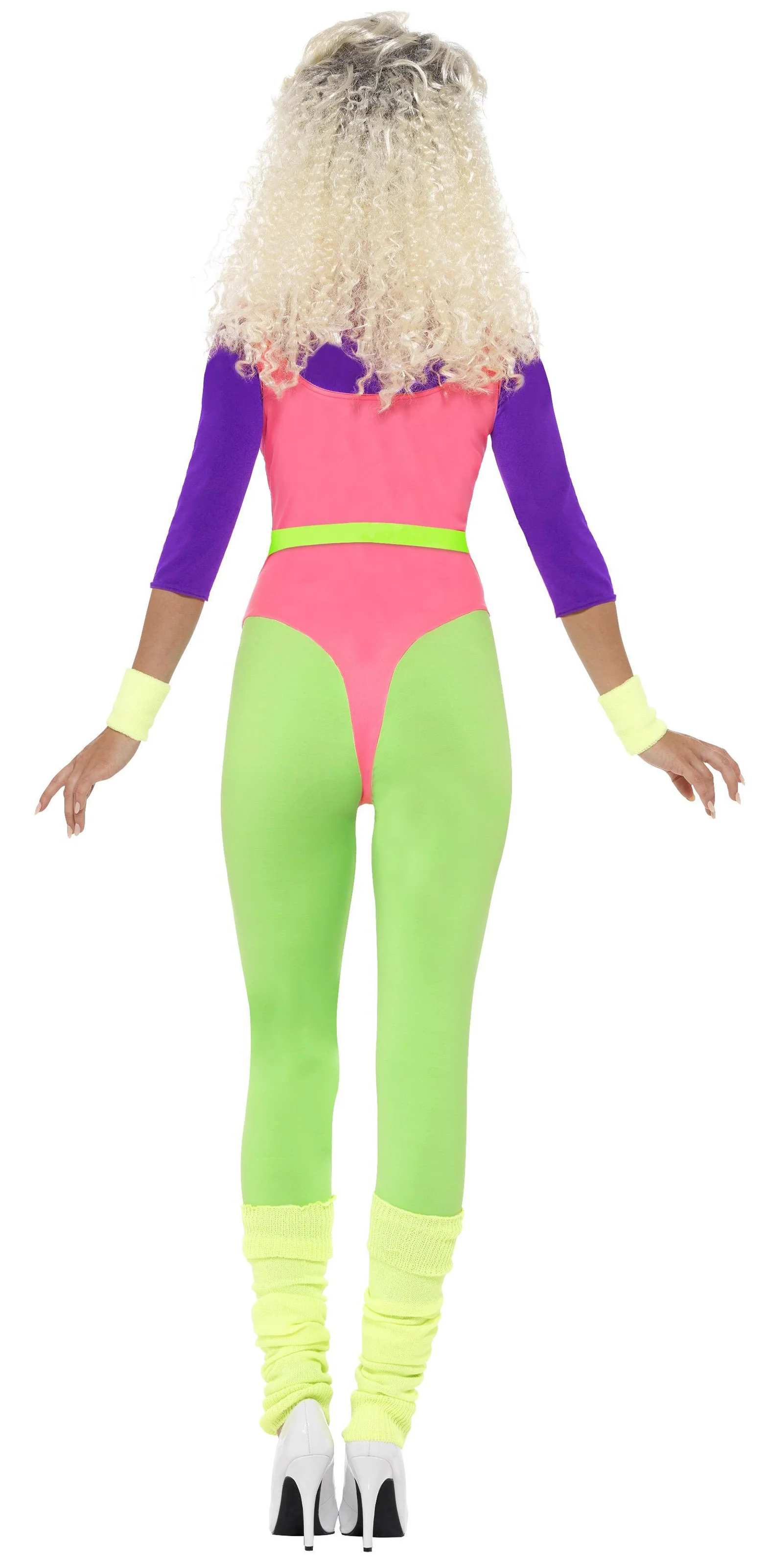 80-luvun jumppa-asu neon S - Image 3