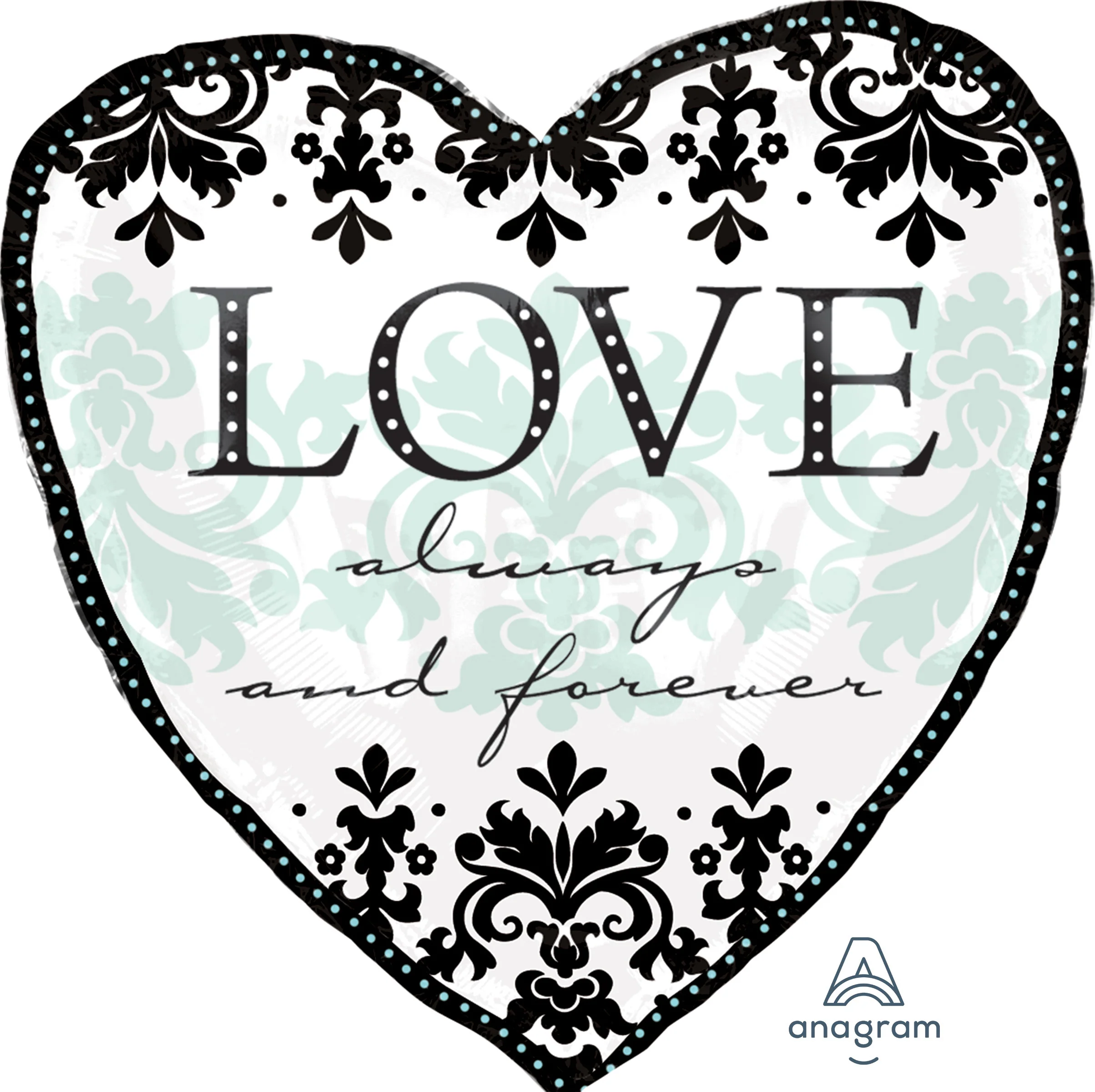 Always and Forever Heart muotofoliopallo