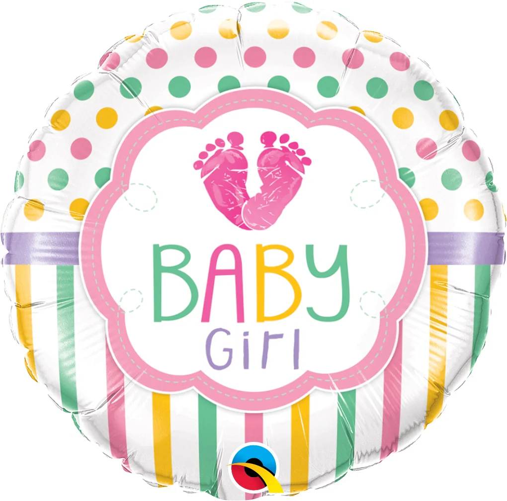 Baby Girl varpaat foliopallo