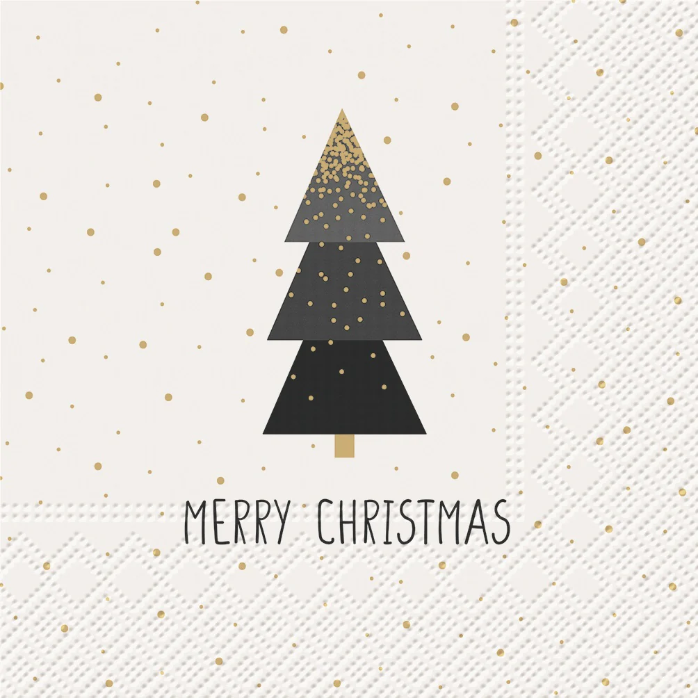 Christmas joulukuuset lautasliina 25 x 25 cm 20 kpl/pkt
