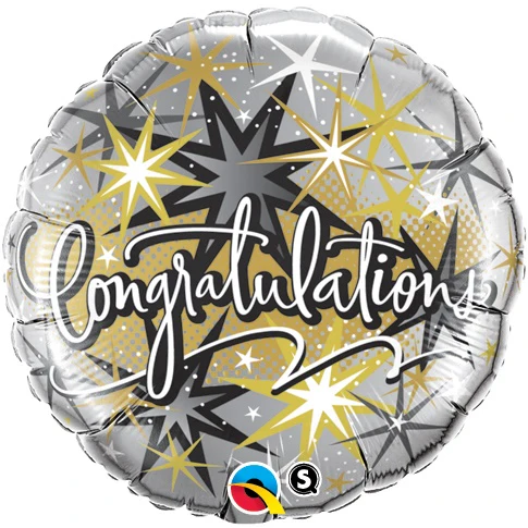 Congratulations Elegant foliopallo