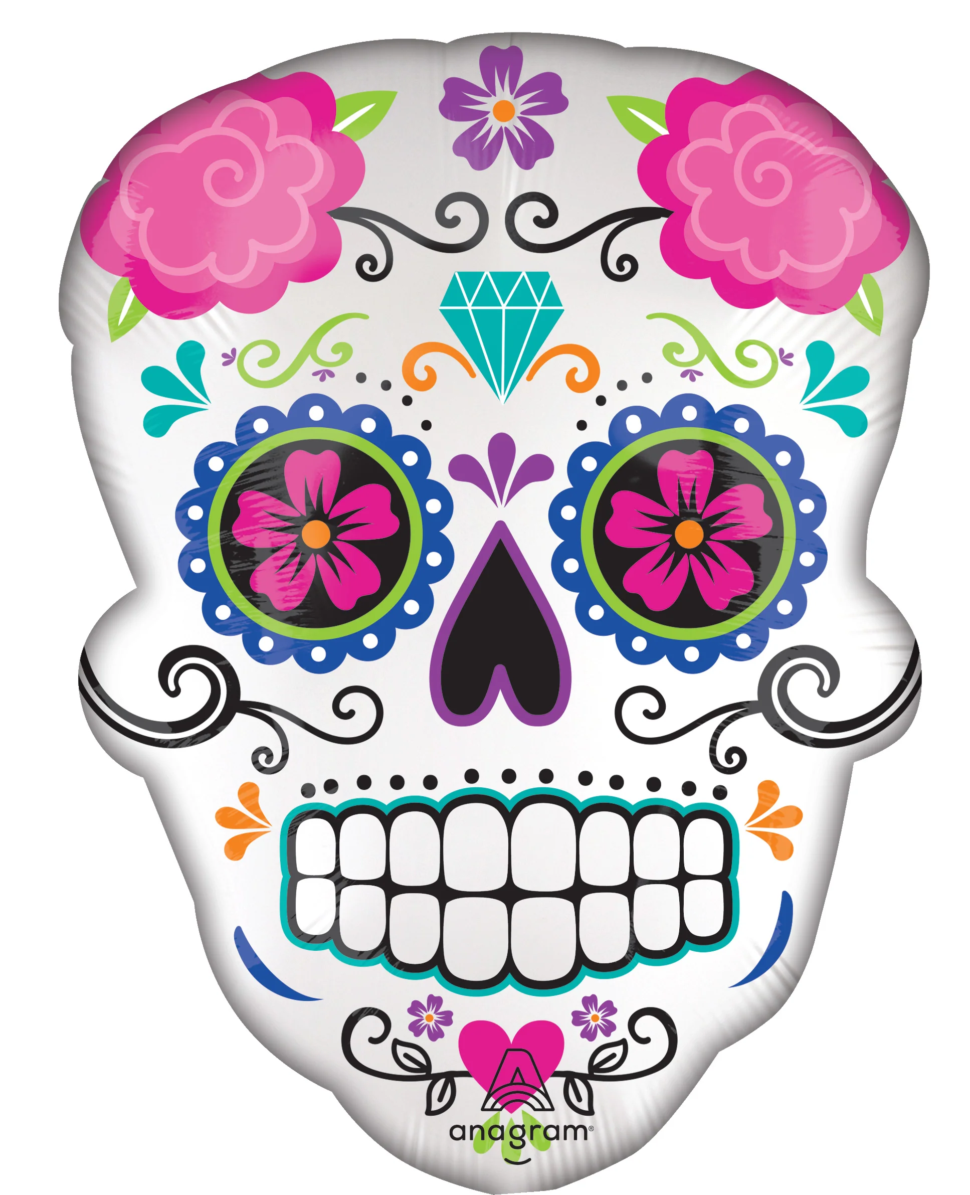 Day of the dead pääkallo muotofolio