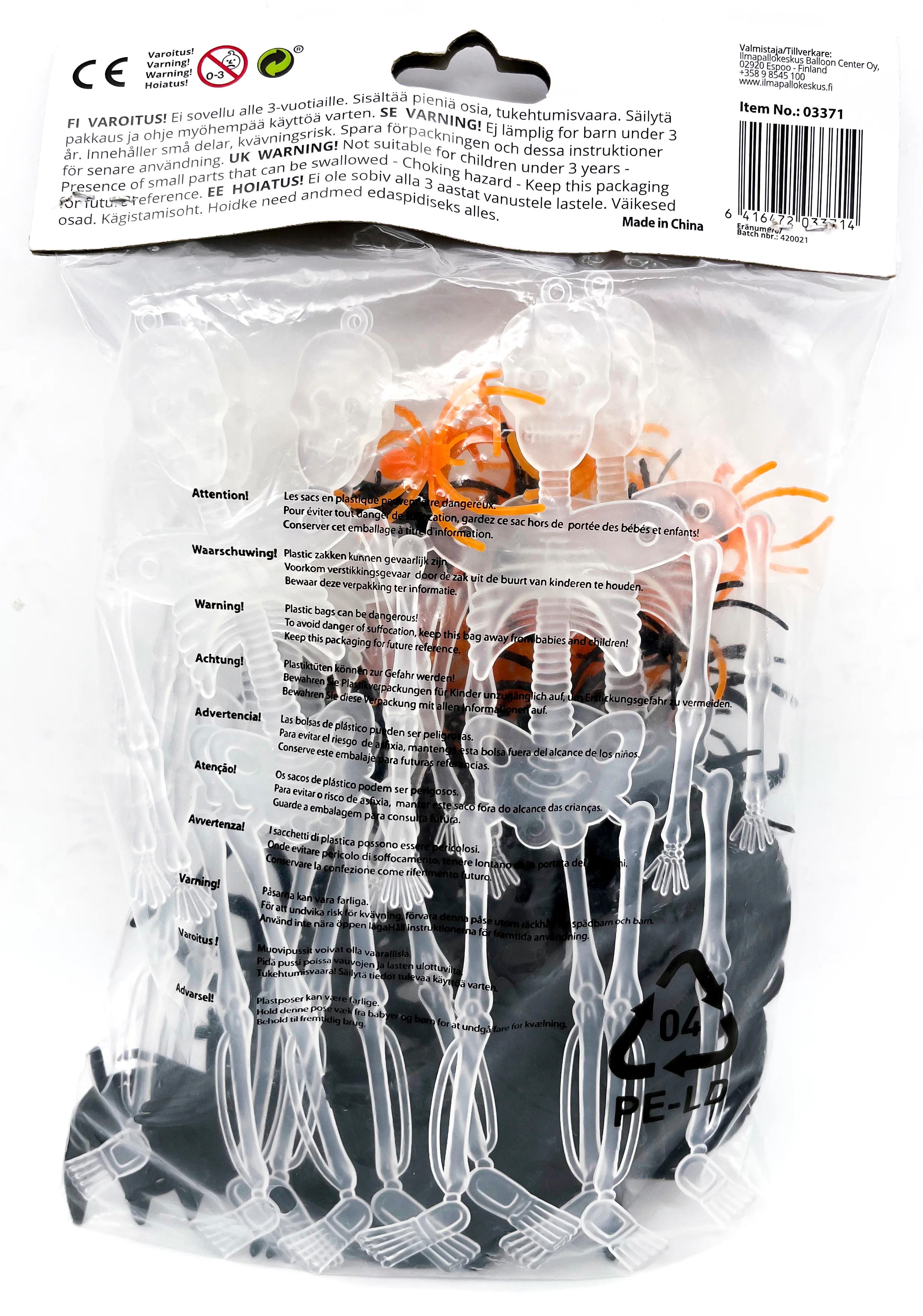 Halloween ötökät 48 kpl/pkt - Image 4