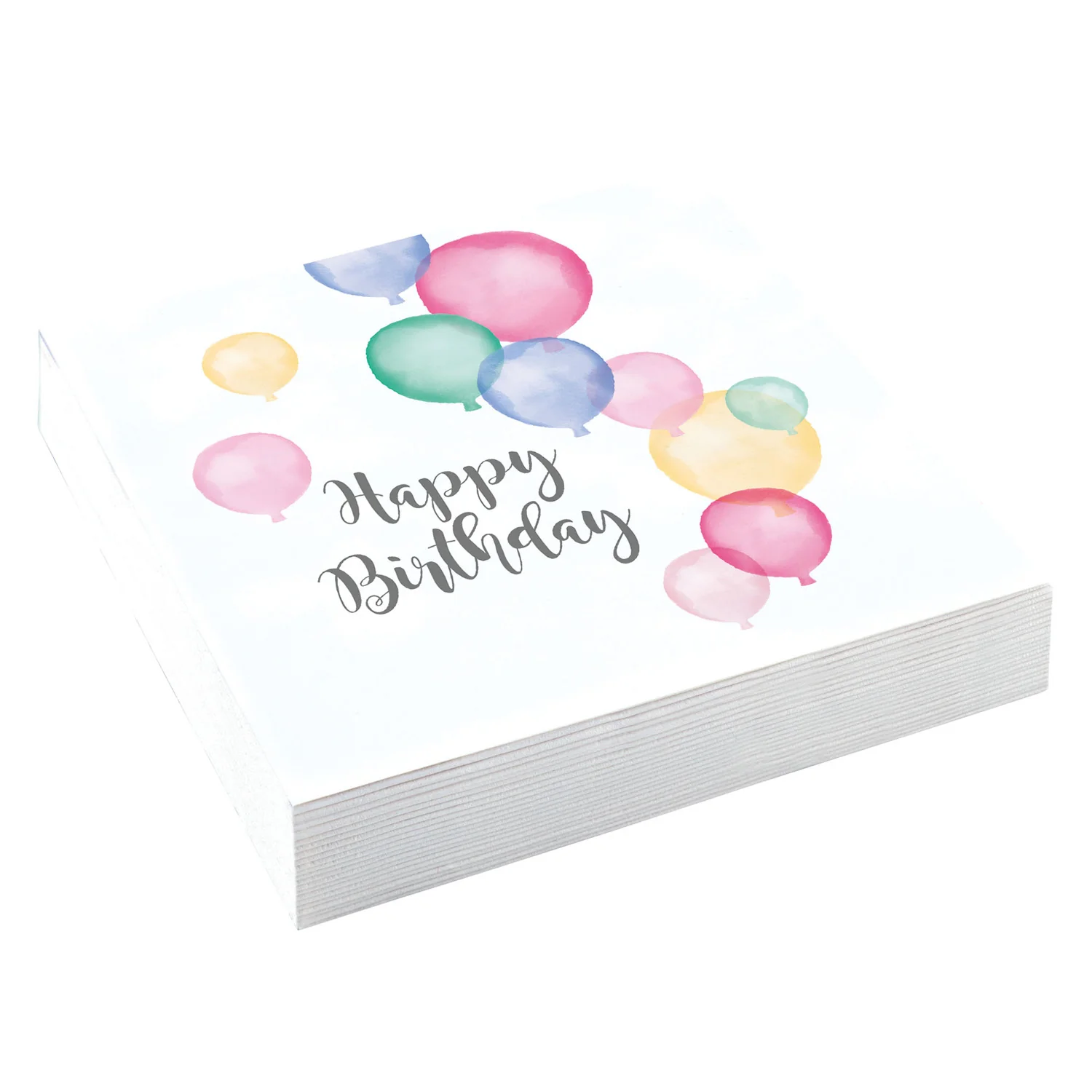Happy Birthday ilmapallot suuri lautasliina 20 kpl/pkt