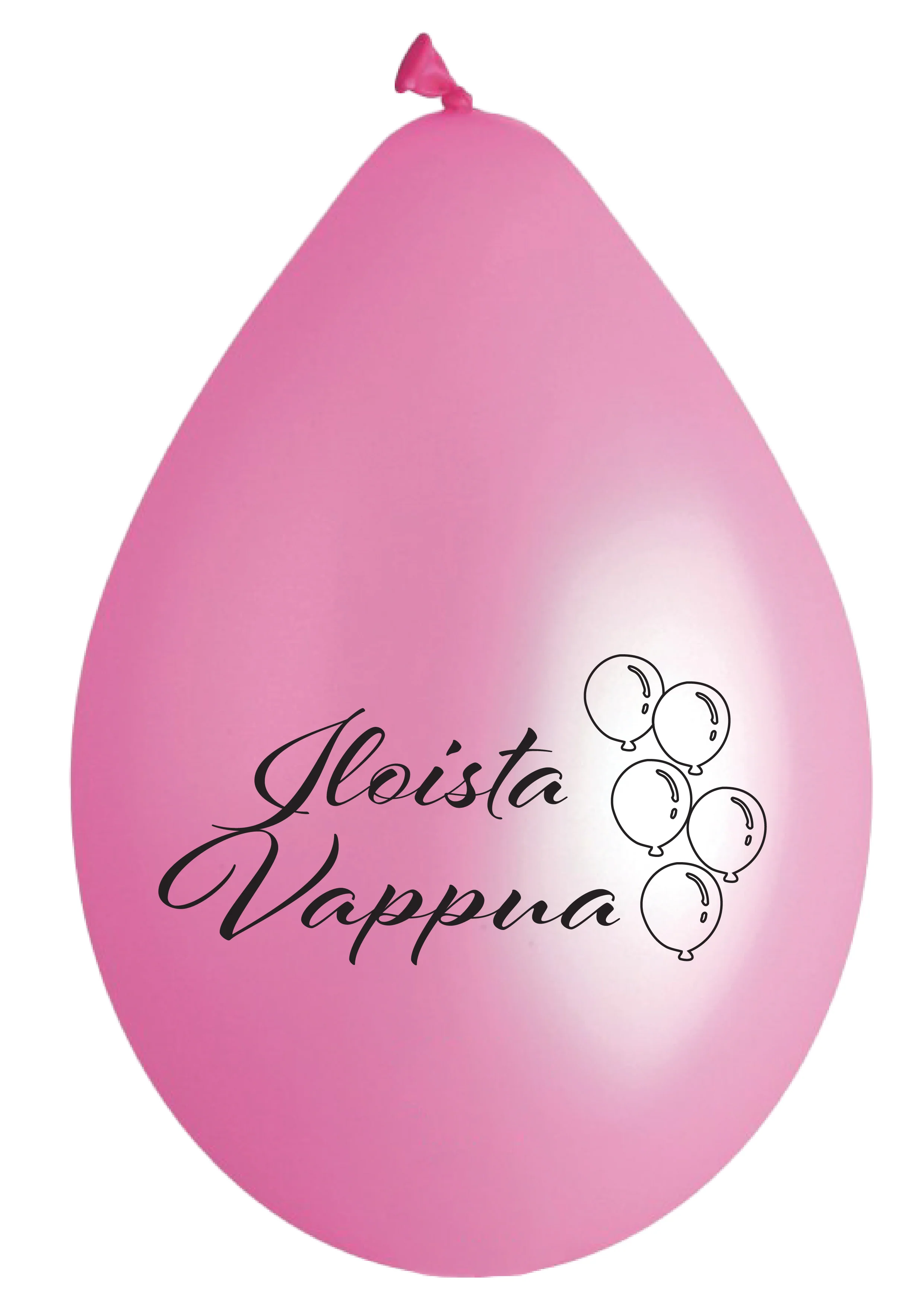 Iloista vappua ilmapallo neon 30 cm 5 kpl/pss - Image 2