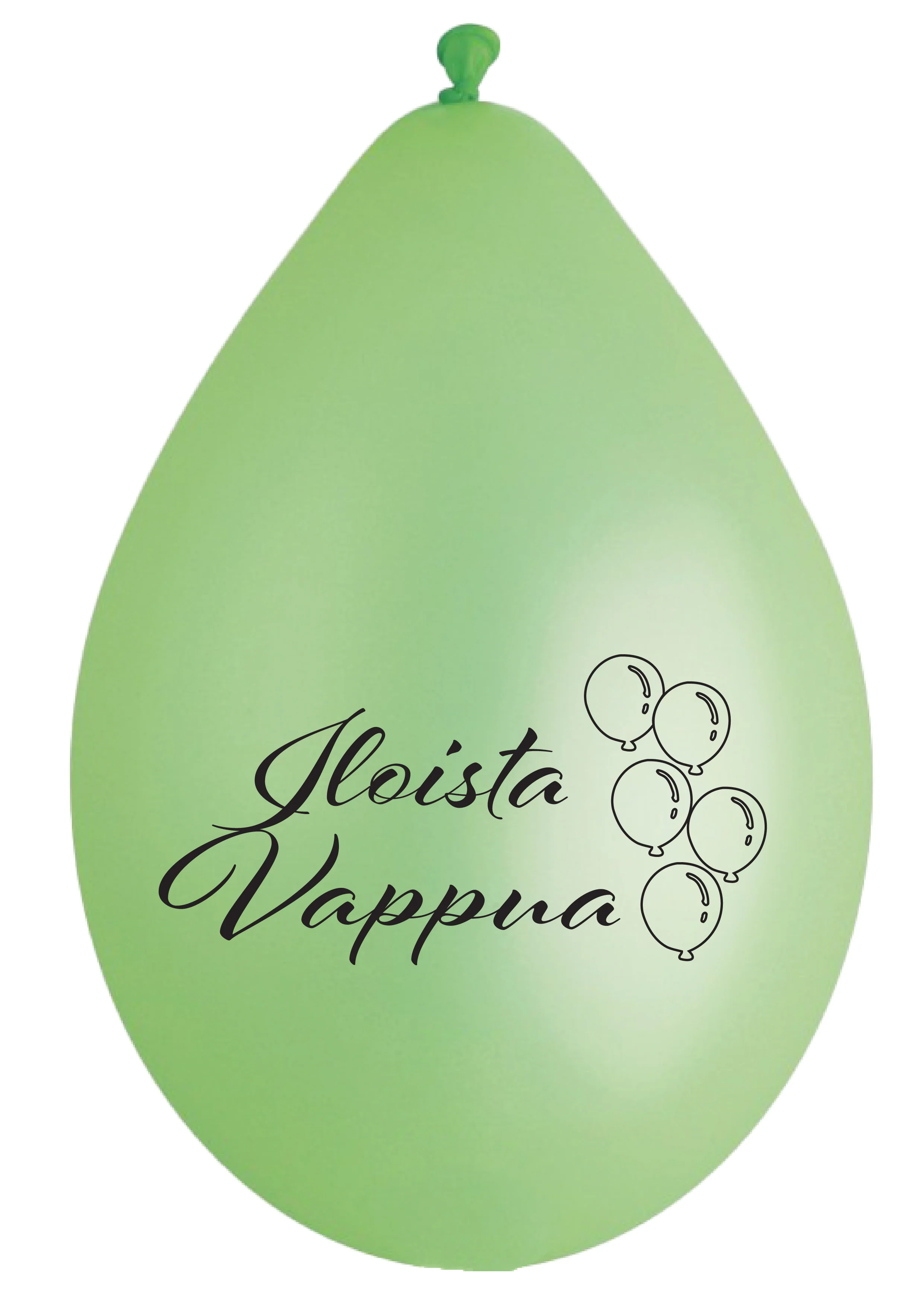 Iloista vappua ilmapallo neon 30 cm 5 kpl/pss - Image 3
