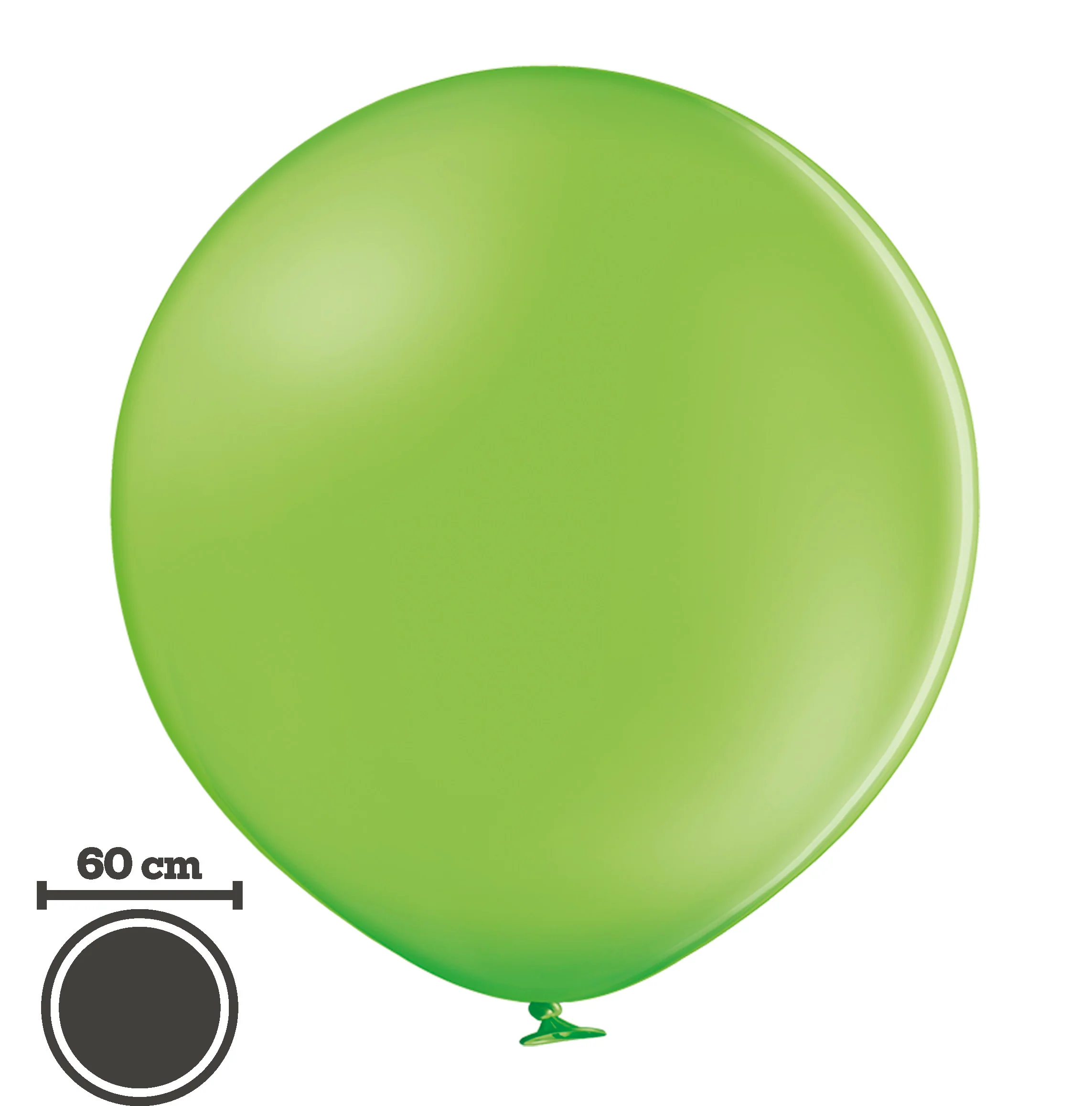 Jätti-ilmapallo 60 cm limenvihreä - Image 2