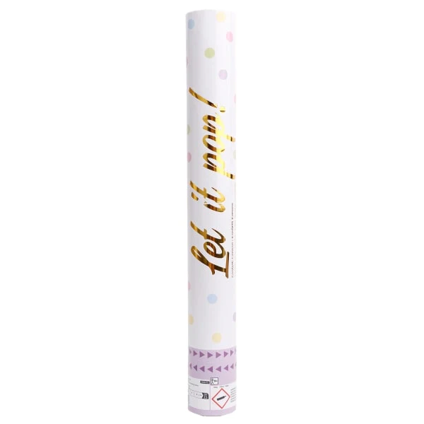 Konfettitykki pastelli 40 cm