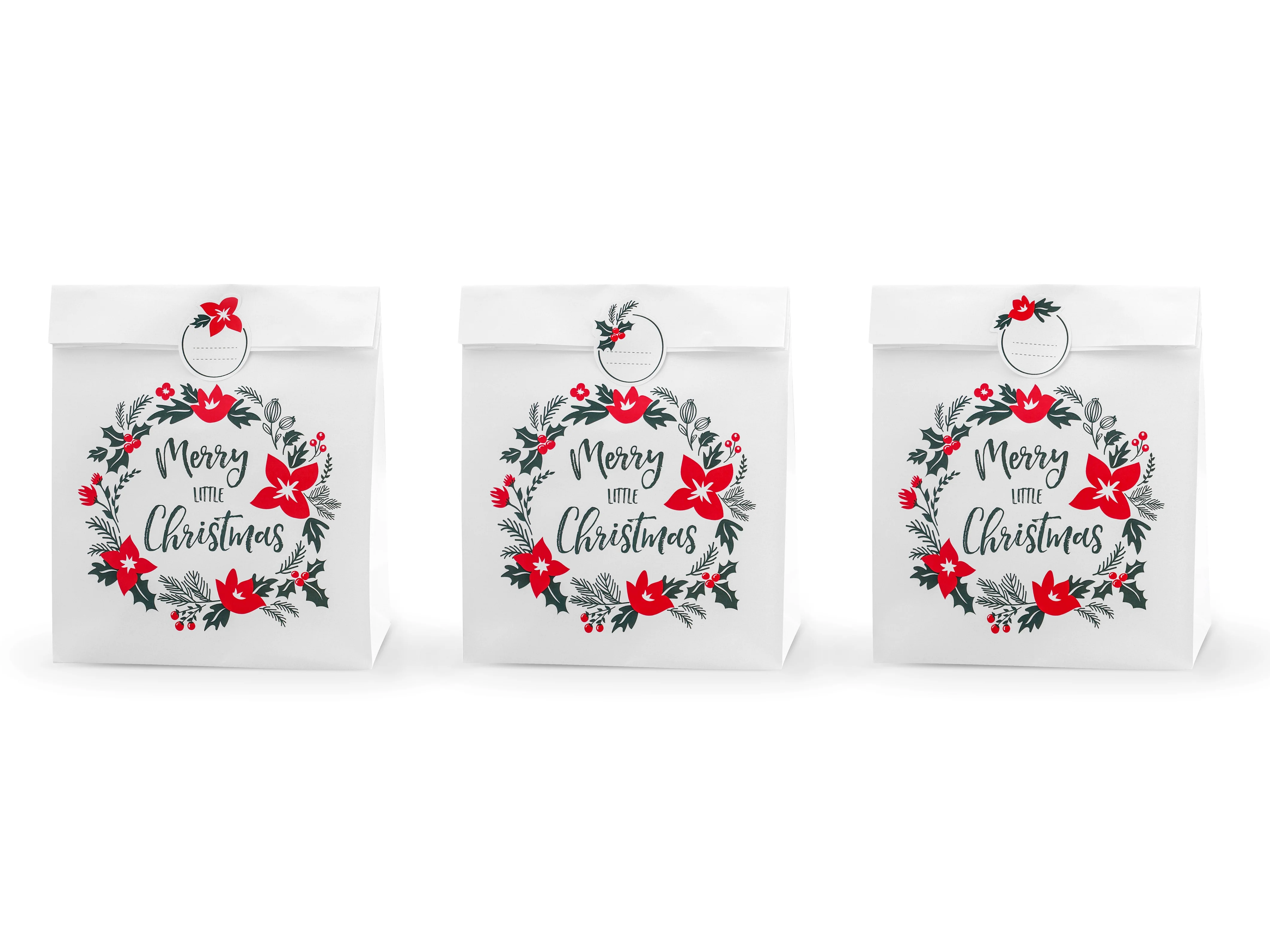 Lahjapussi Merry Little Christmas 3 kpl/pkt