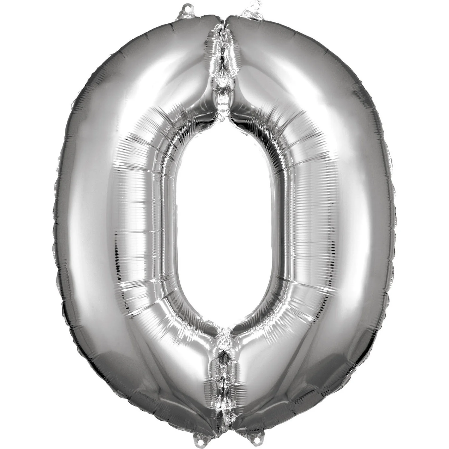 Numerofolio 0 hopeanvärinen 86 cm