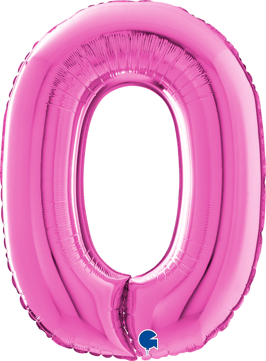 Numerofolio 0 pinkki 70 cm