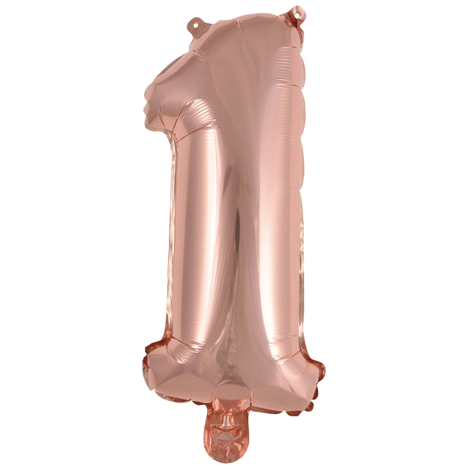 Numerofolio 1 ruusukullanvärinen puhallettava 35 cm