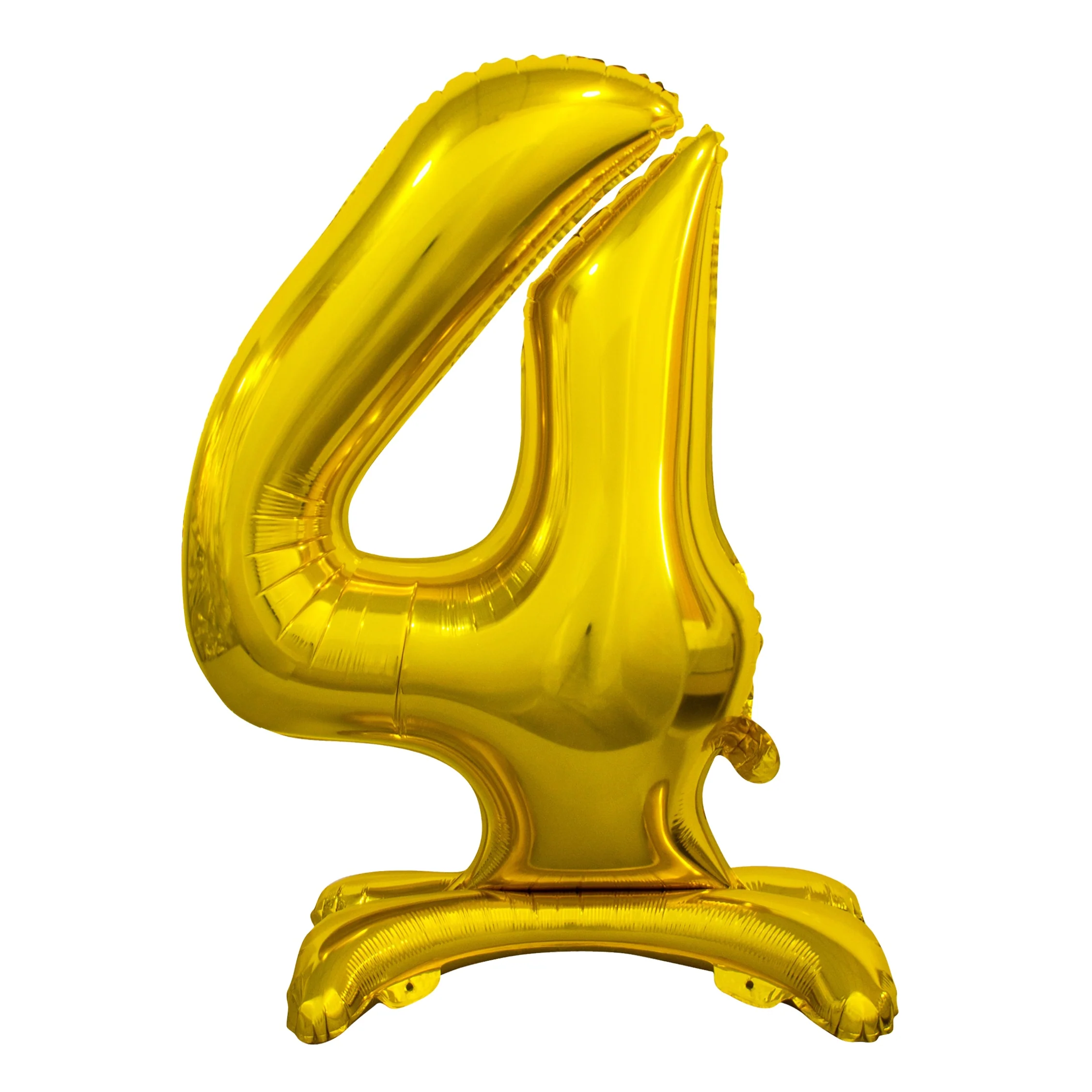 Numerofolio 4 jalustalla kullanvärinen 74 cm