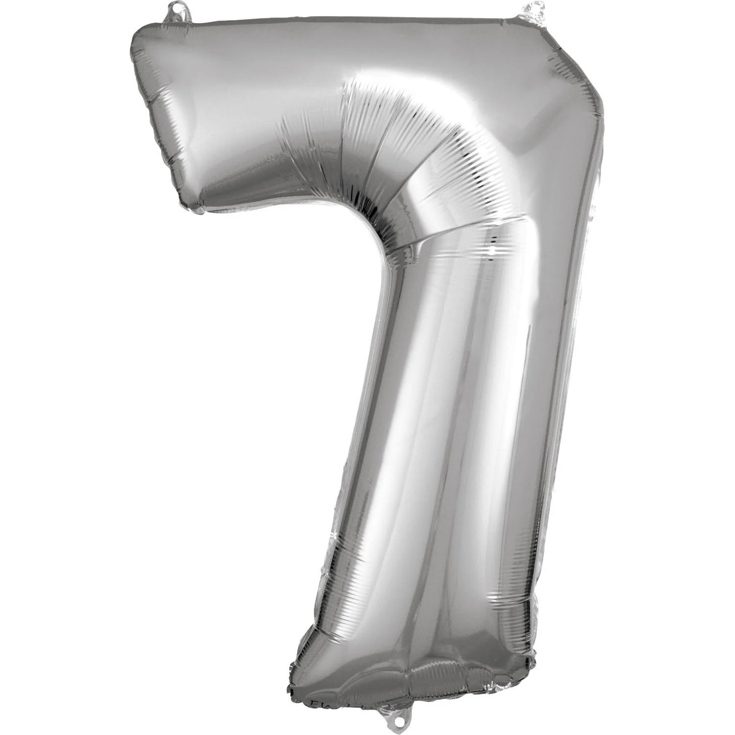 Numerofolio 7 hopeanvärinen 86 cm