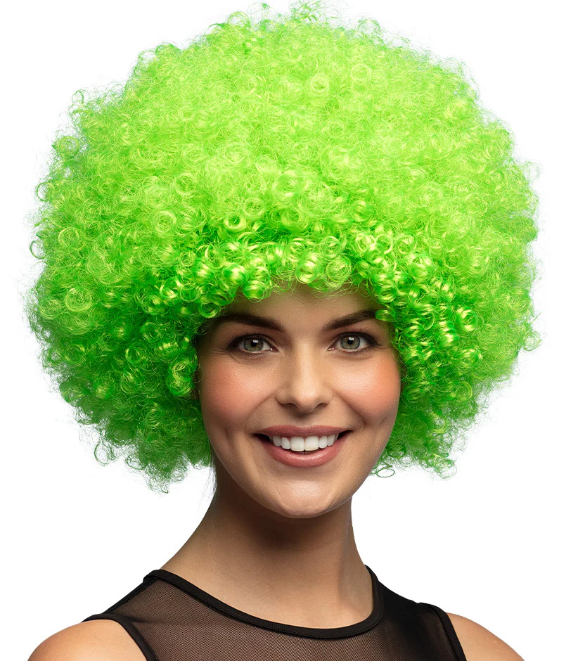 Peruukki afro, vihreä - Image 2