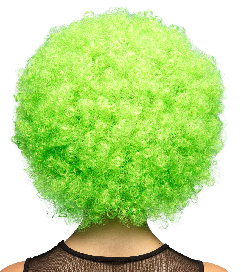 Peruukki afro, vihreä - Image 4