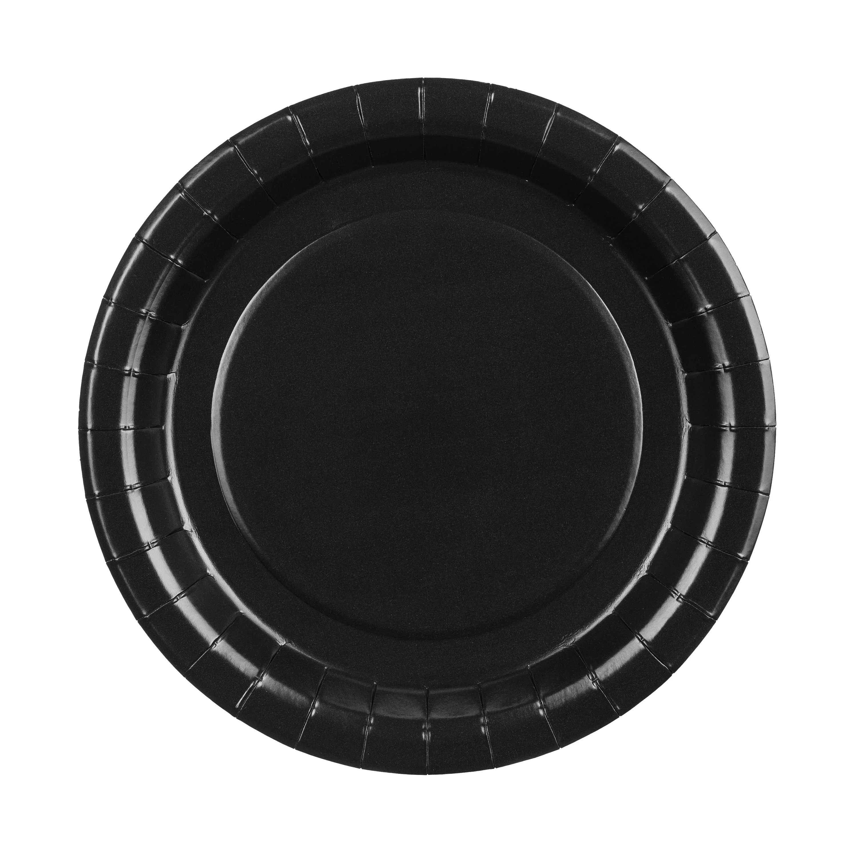 Pieni pahvilautanen musta, 18 cm 6 kpl/pkt