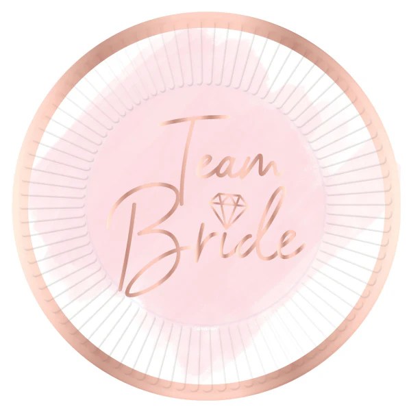 Team Bride suuri pahvilautanen 8 kpl/pkt