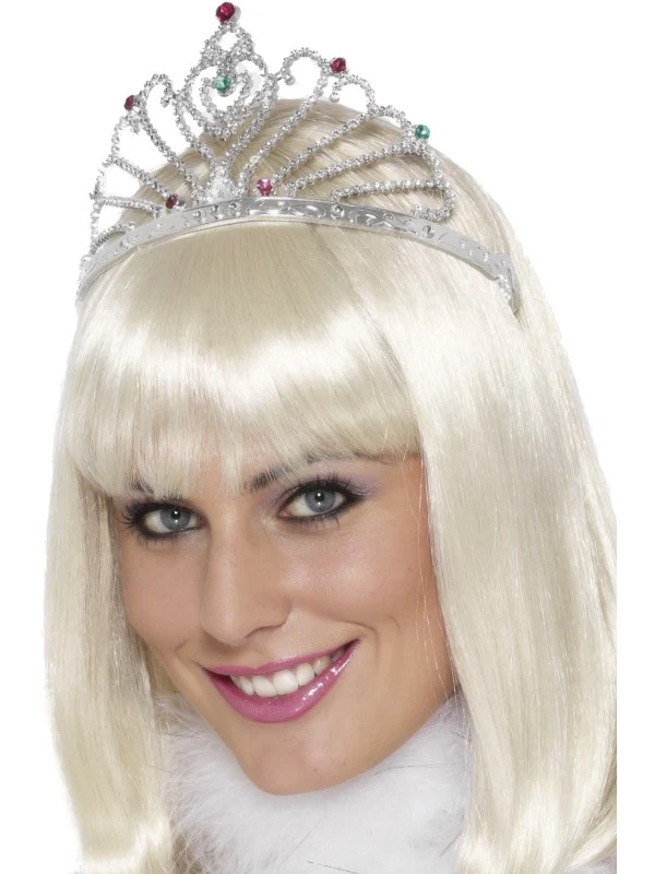 Tiara, hopeanvärinen