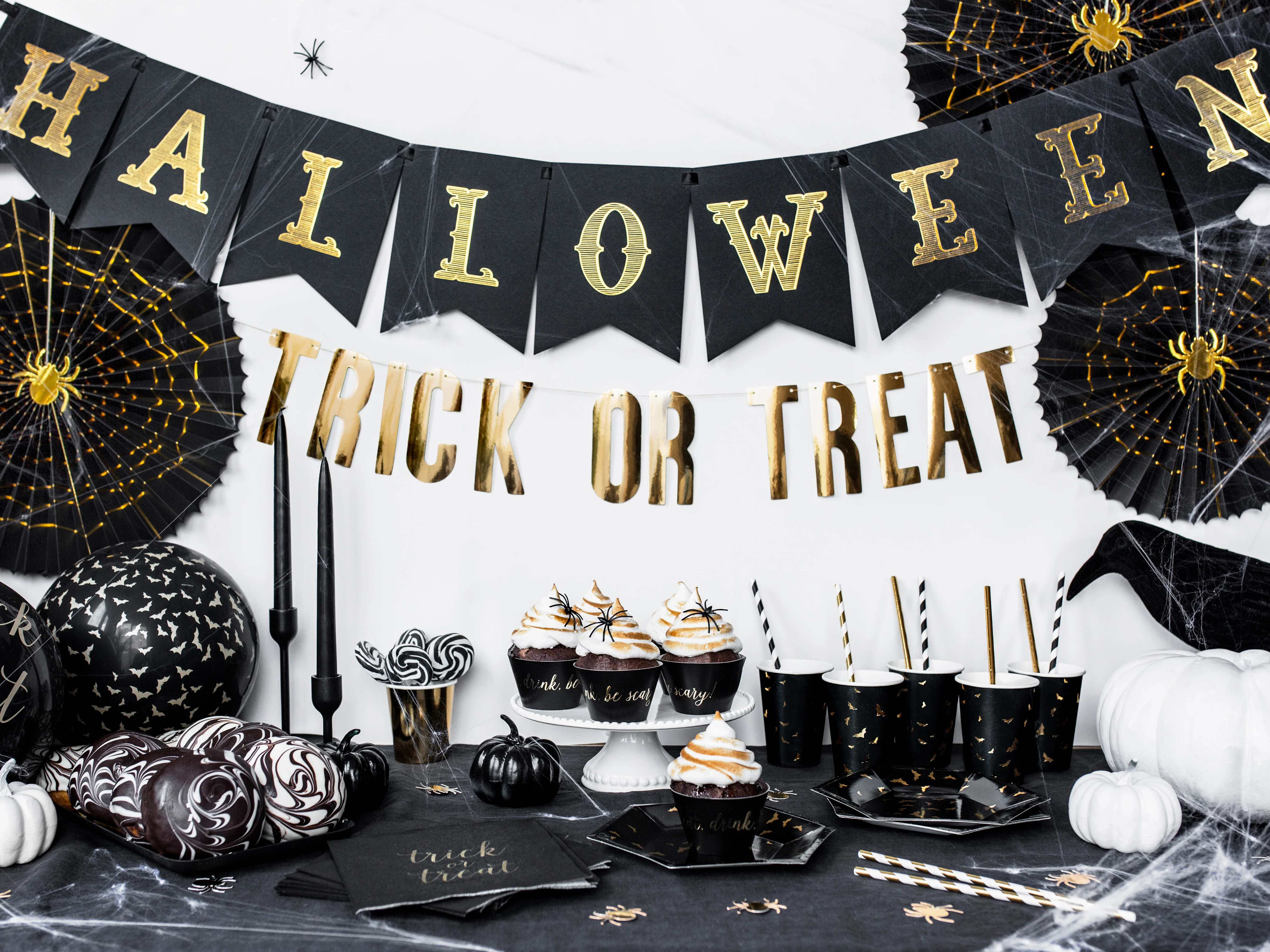 Trick or treat lepakot pahvimuki 6 kpl/pkt - Image 3