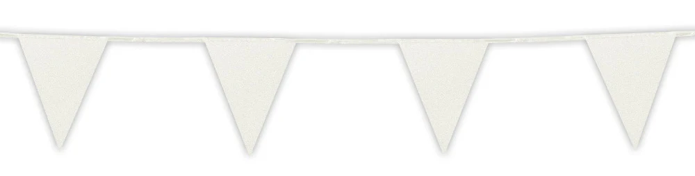 Viirinauha kimaltava valkoinen 16x20 cm - 6 m